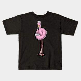 Flamingo Nurse Note Kids T-Shirt